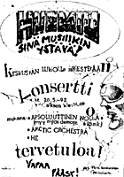 [otsikko: 'huomio sin� musiikin yst�v�!']