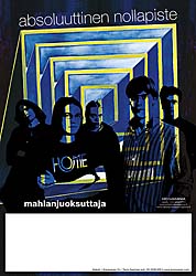[Mahlanjuoksuttaja-levyn kansikuva ja b�ndin j�senten ��riviivat]
